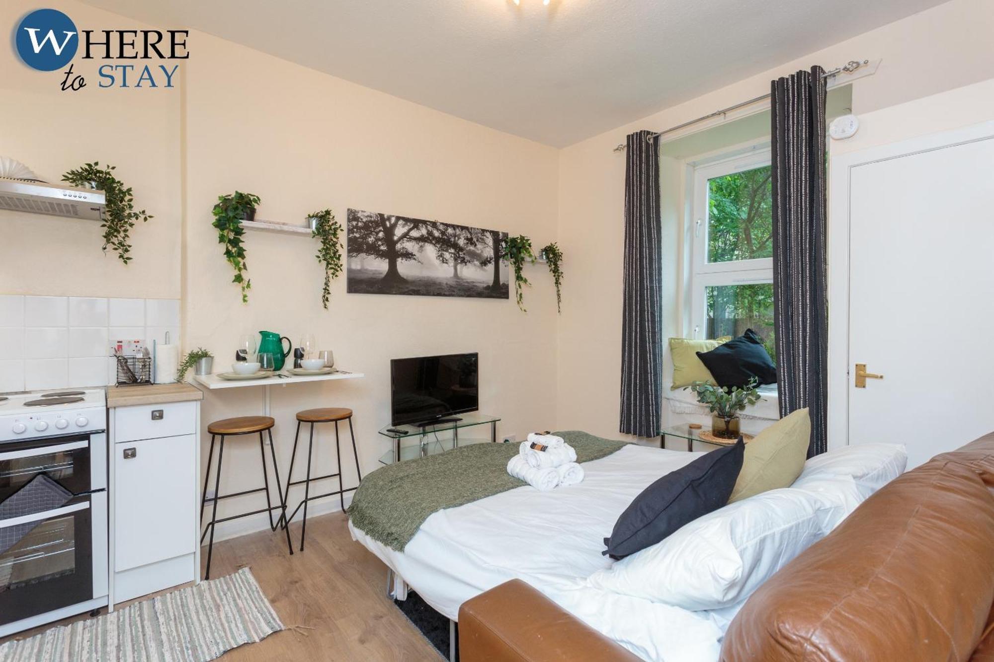 Cosy 1 Bed Flat Near City Centre Leilighet Edinburgh Rom bilde